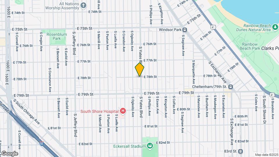 7800 S Yates Blvd Map and Location Details