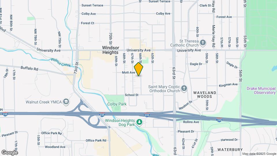 1036 66th St, Unit 1036.5 Map and Location Details