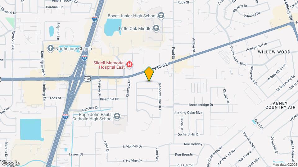 3001 Meadow Lake Dr E Map and Location Details