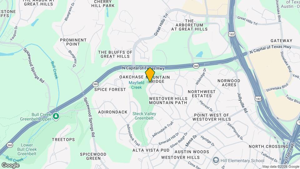 8810 Mountain Path Cir Map and Location Details