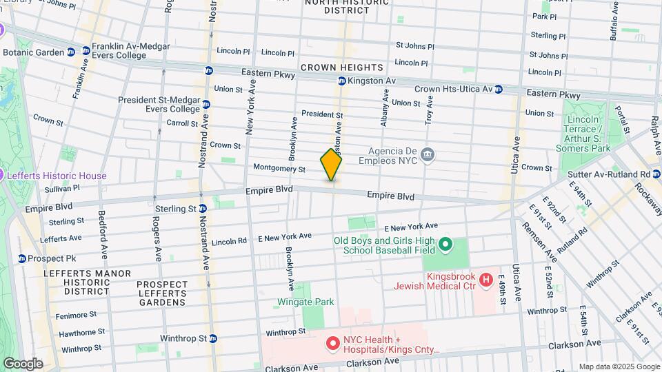 577-587 Empire Blvd Map and Location Details