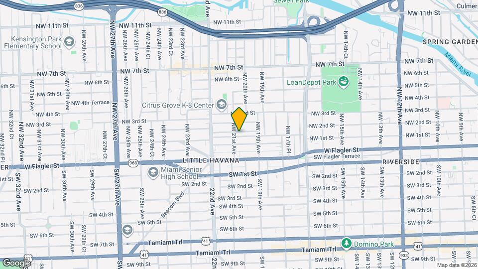 2028 NW 1st Terrace Map and Location Details