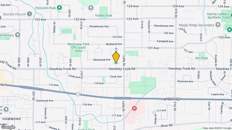 21209 Dewdney Trunk Rd Map and Location Details