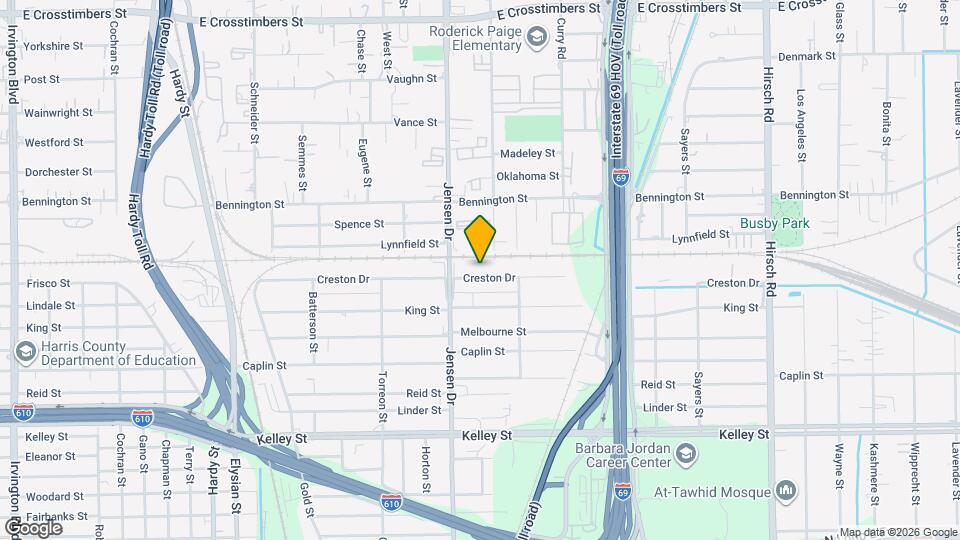 2915 Creston Dr Map and Location Details