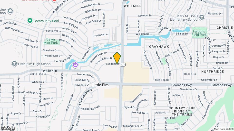 2784 Sunlight Dr Map and Location Details