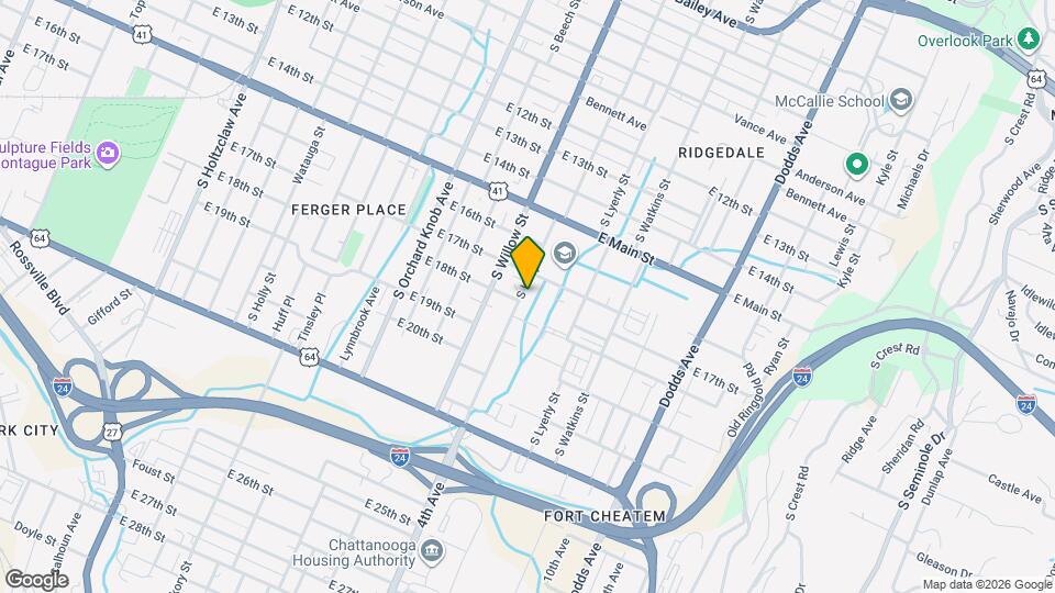 1710 S Kelly St Map and Location Details