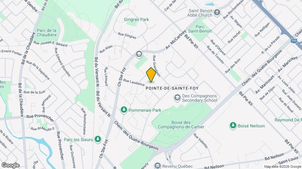 909 Laudance Rue Map and Location Details