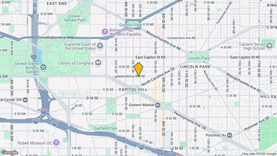 519 Independence Ave SE, Unit 1 Mapa y Detalles de la Ubicación
