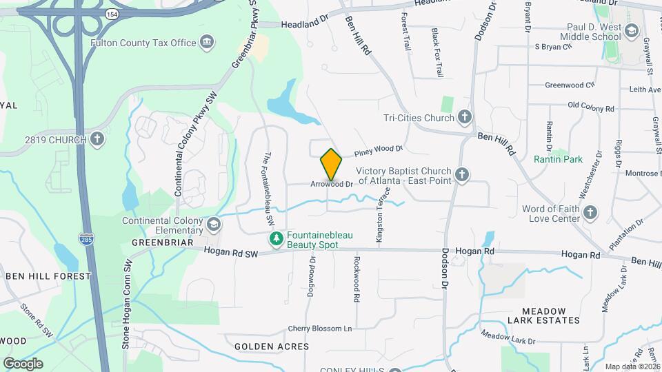 2930 Arrowood Dr Map and Location Details