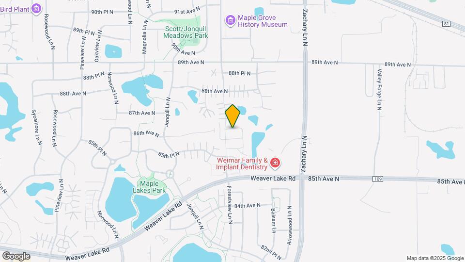 8689 Deerwood Ln N Map and Location Details