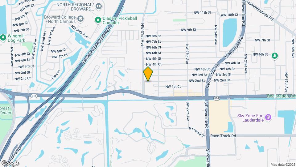 3032 NW 2nd St Map and Location Details
