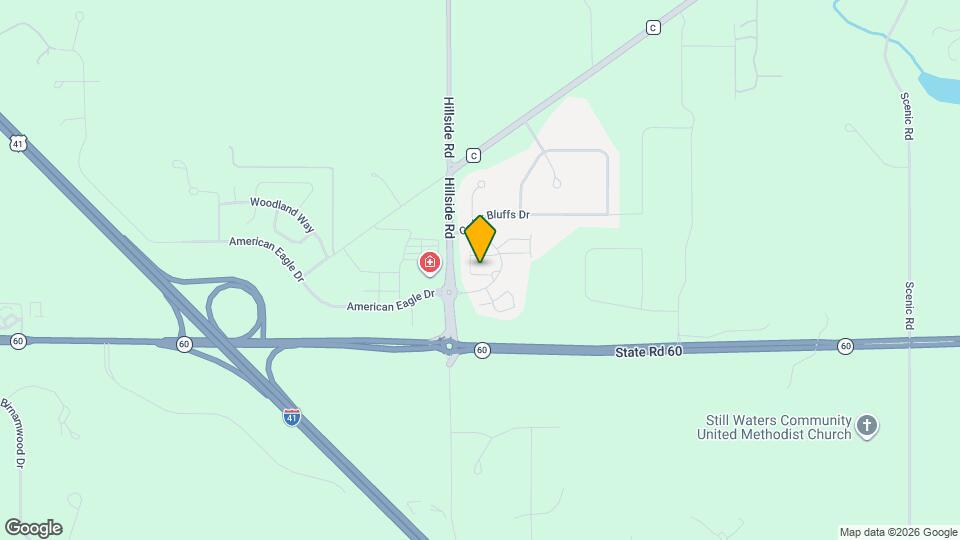 645 Cedar Bluffs Dr Map and Location Details