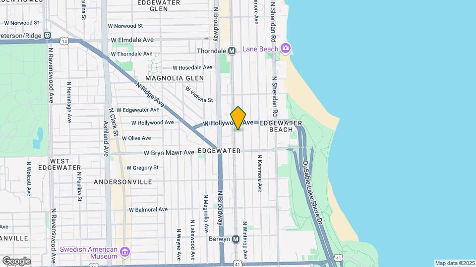 5638 N Winthrop Ave, Unit 1 Map and Location Details