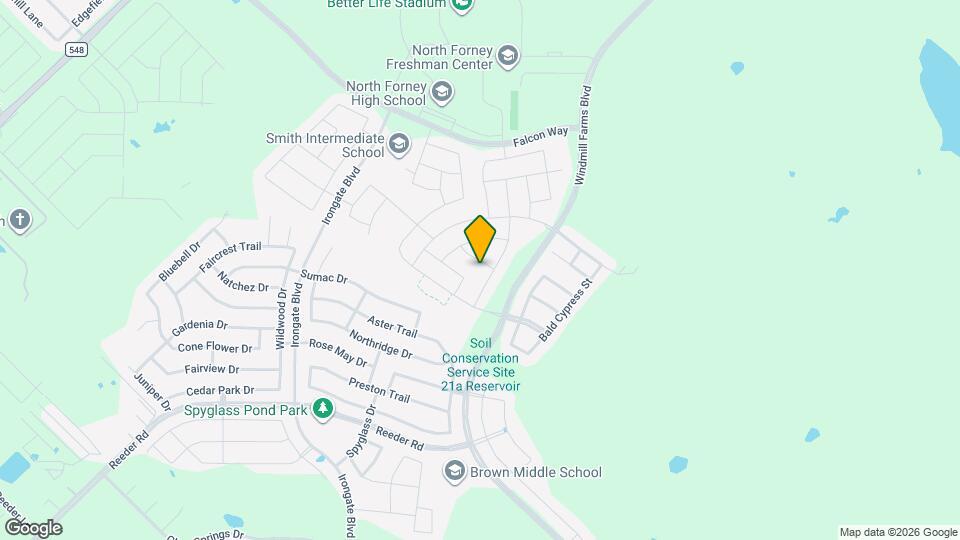 3001 McCoy Rd Map and Location Details