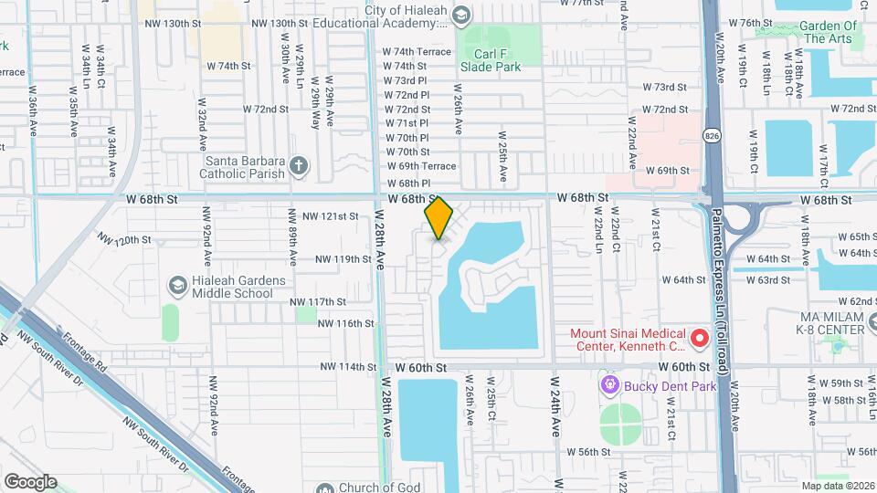 6535 W 26th Dr Map and Location Details