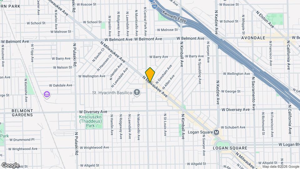 2925 N Central Park Ave Map and Location Details