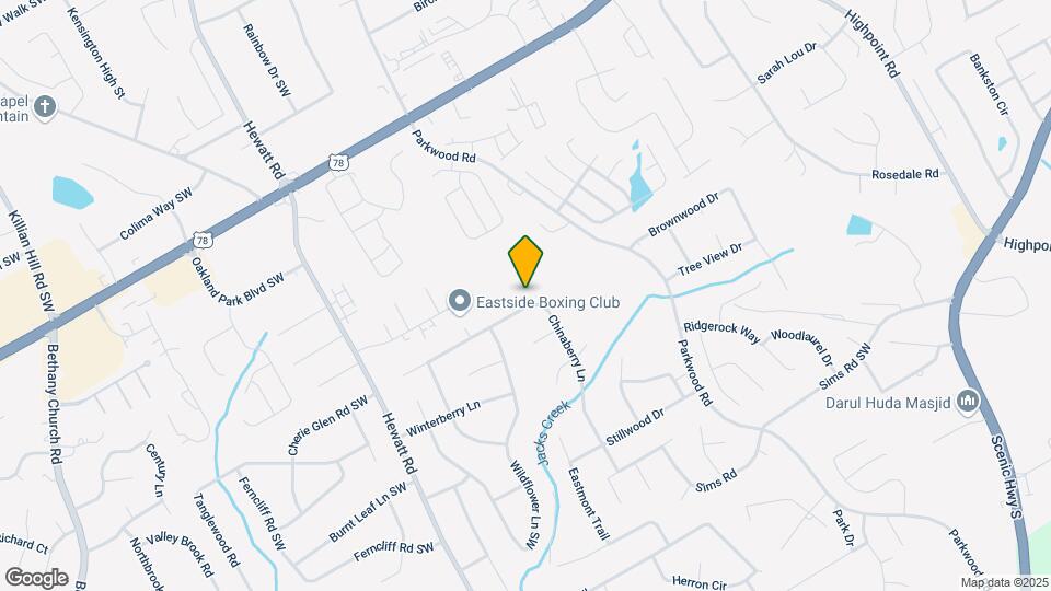 3477 Chinaberry Ln Map and Location Details