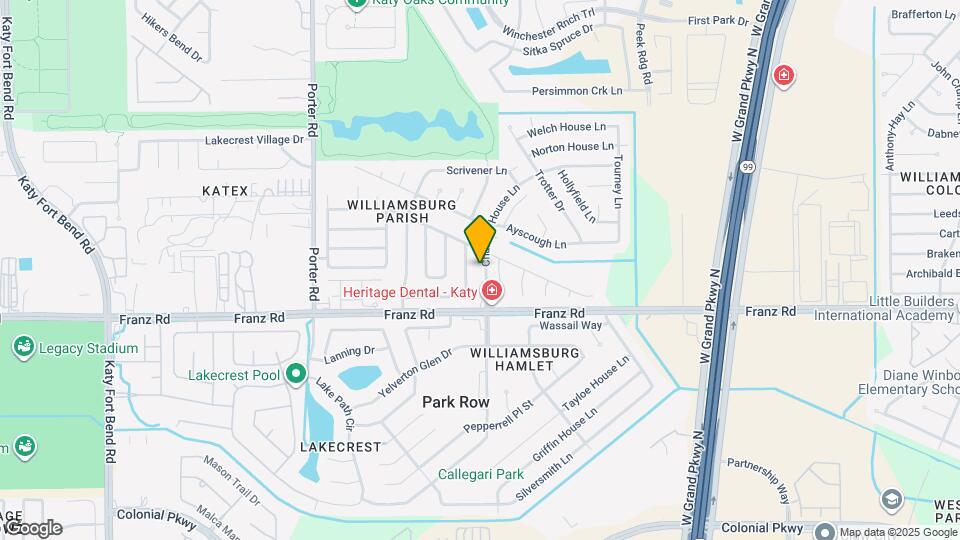 2107 Charlton House Ln Map and Location Details