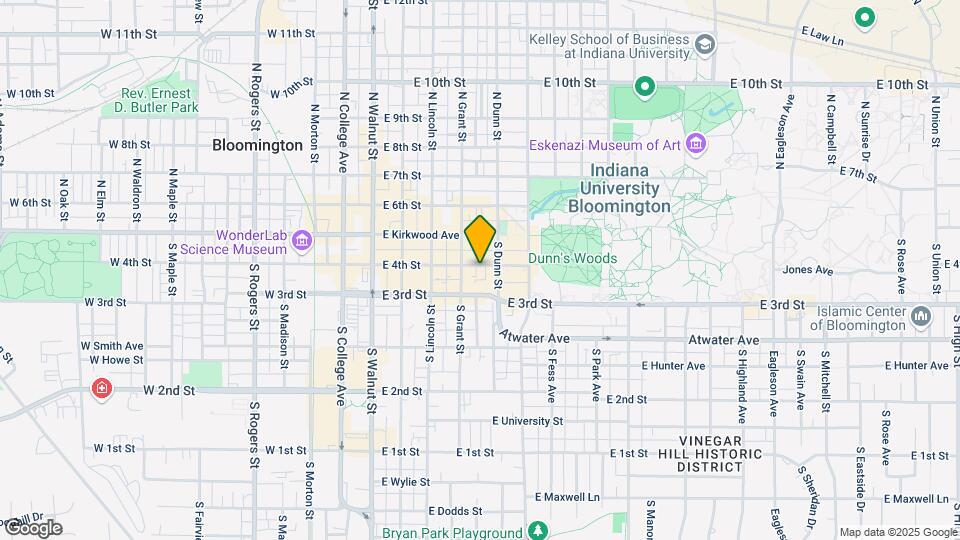 412 E 4th St Map and Location Details