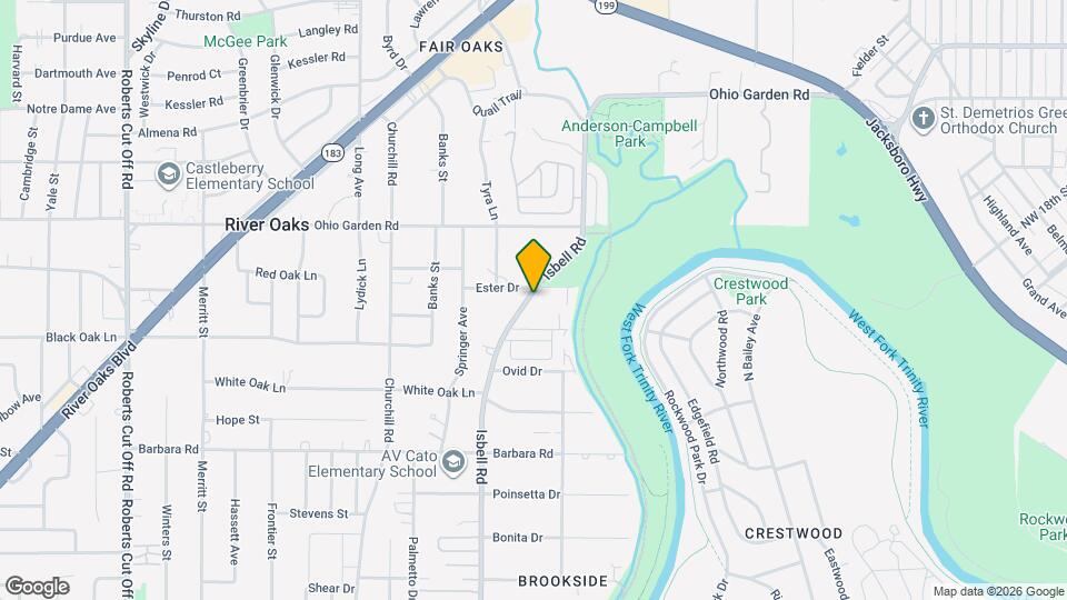 916 Isbell Rd Map and Location Details