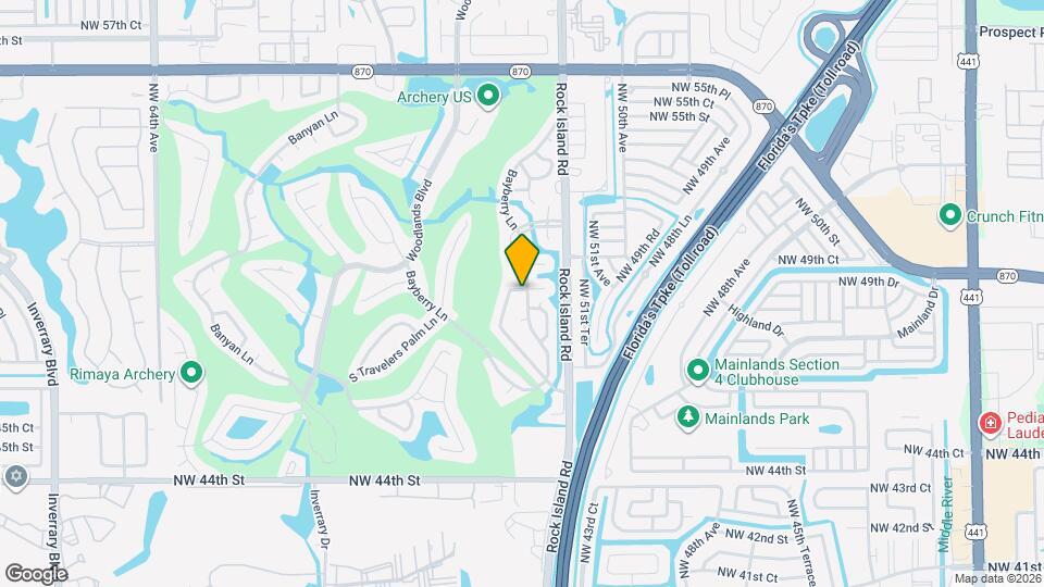 4905 Bayberry Ln Map and Location Details