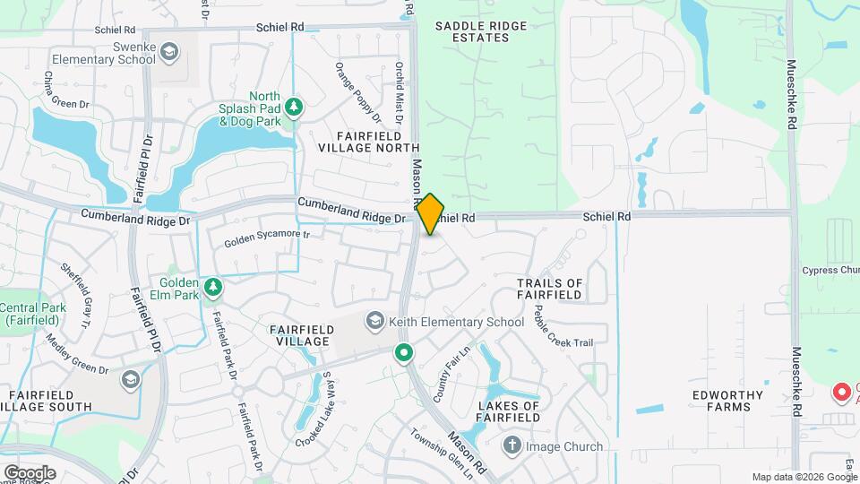 16442 Redbud Berry Ln Map and Location Details