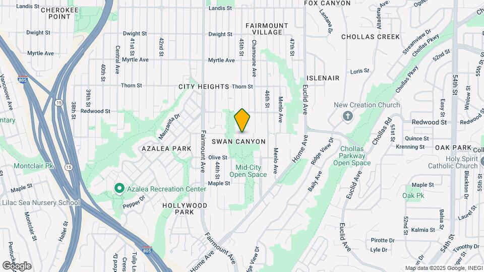 4485 QUINCE St Map and Location Details