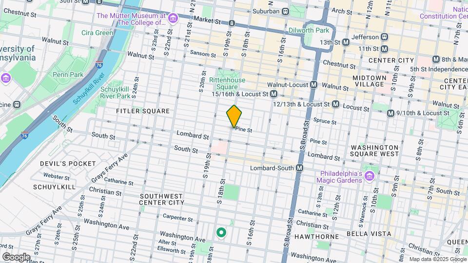 1736 Pine St Map and Location Details