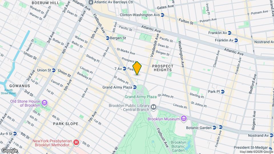 213 Sterling Place Mapa y Detalles de la Ubicación