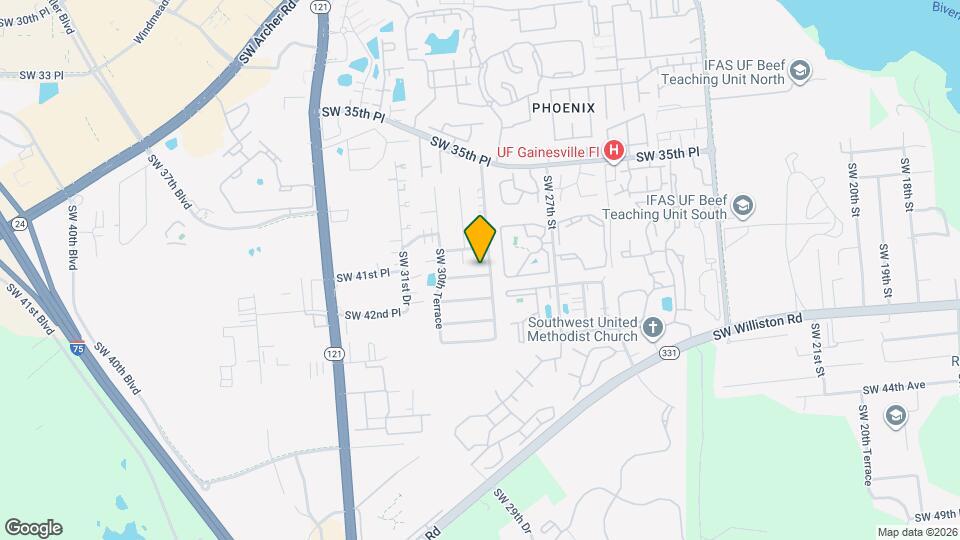 2842 SW 38th Pl Map and Location Details