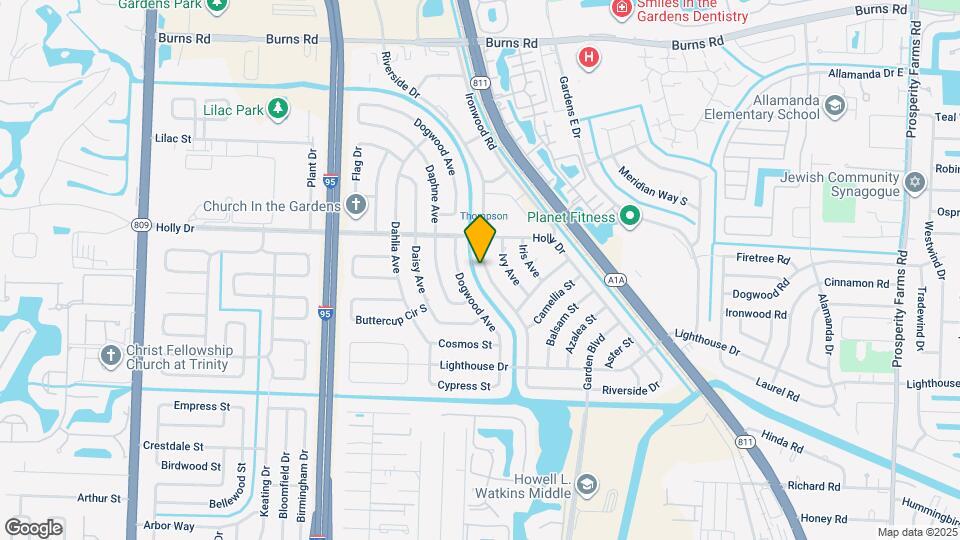 533 Riverside Dr Map and Location Details