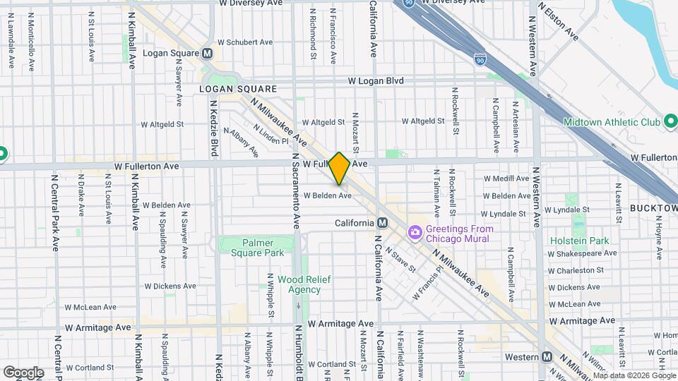 2862 W Belden Ave, Unit 1R Mapa y Detalles de la Ubicación