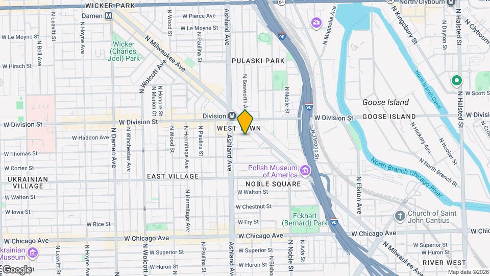 1521 W Haddon Ave Map and Location Details