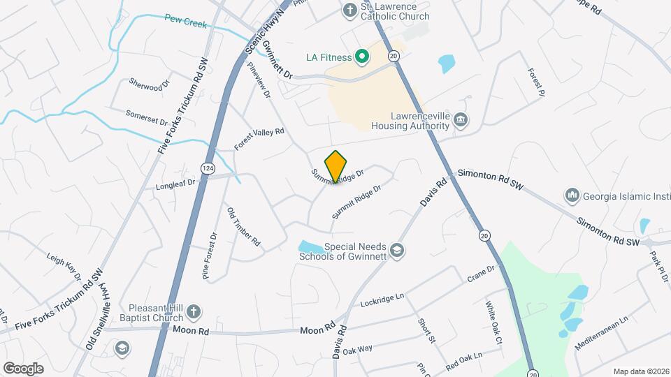 313 Summit Ridge Dr Map and Location Details