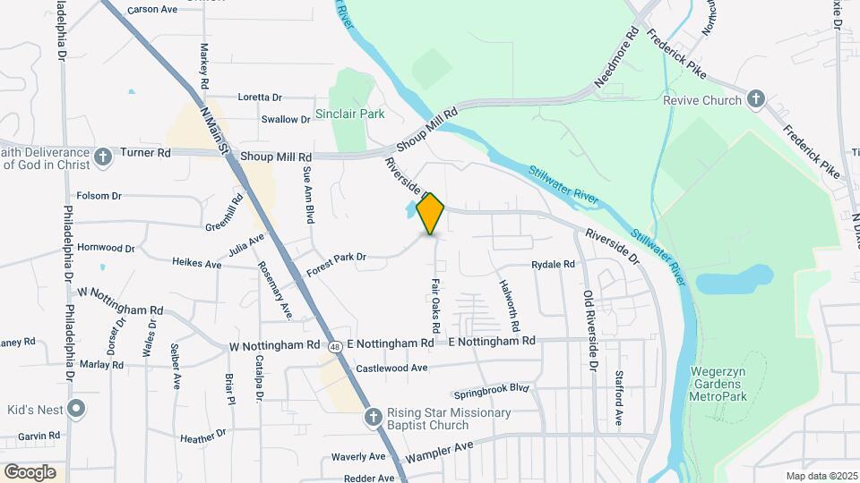 4397 Fair Oaks Rd Map and Location Details