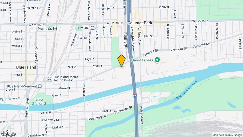1729 Vermont St Map and Location Details
