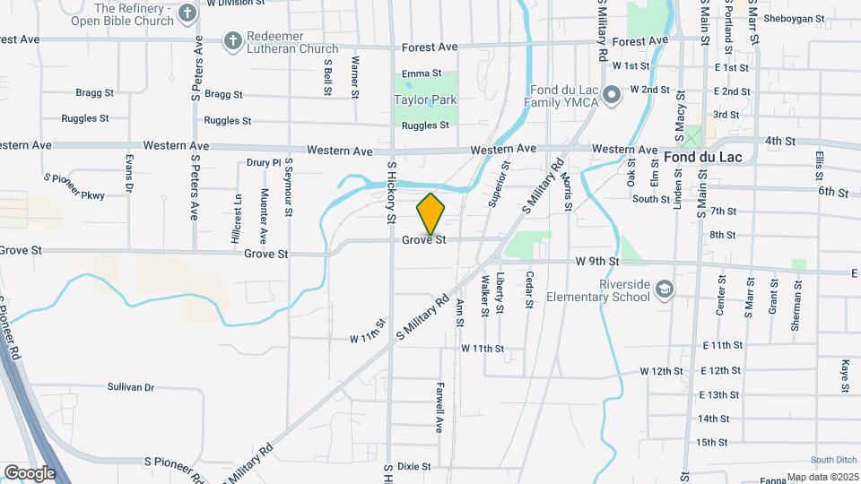 360 Grove St Map and Location Details