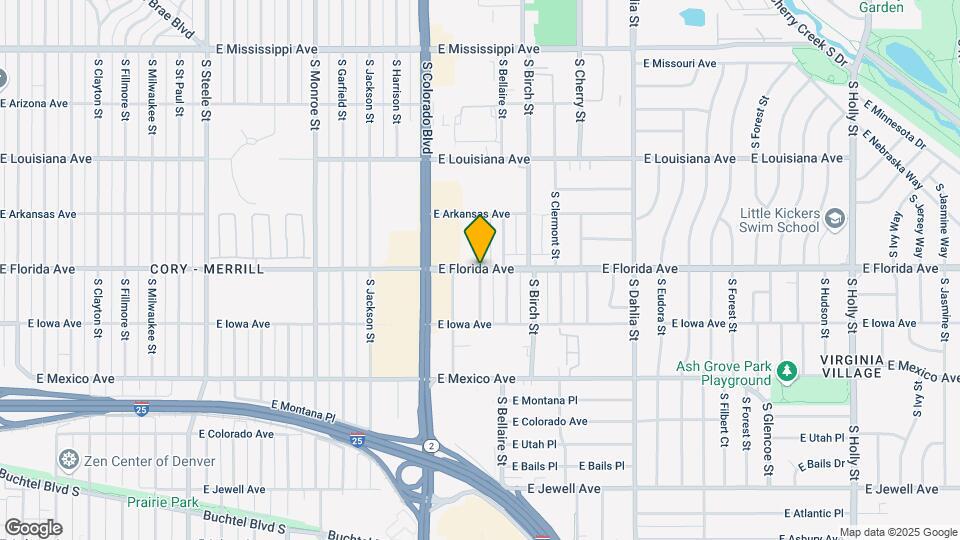 1496 S Ash St Map and Location Details