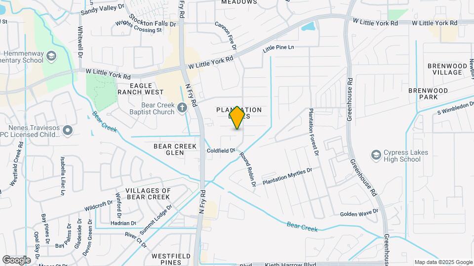 19702 Greenside Hill Ln Map and Location Details