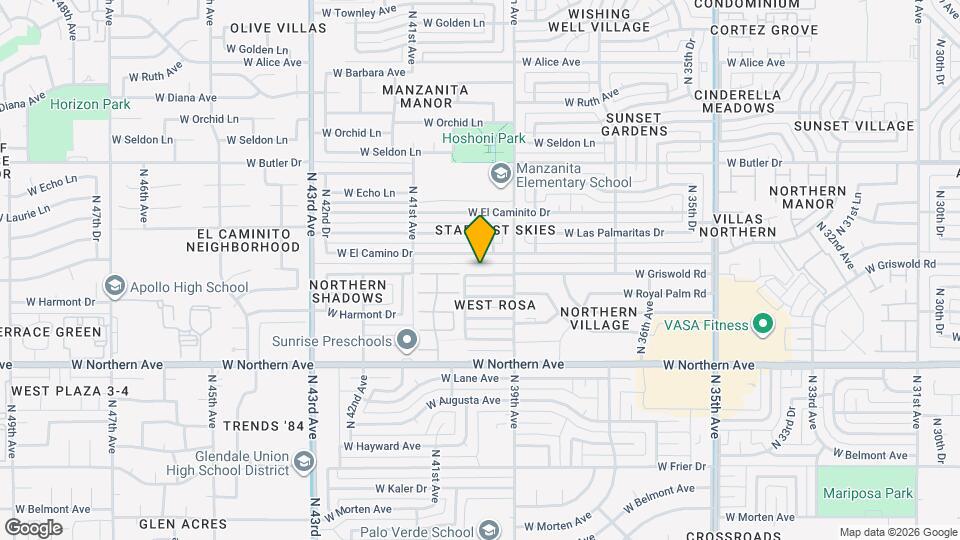 3932 W Griswold Rd Map and Location Details