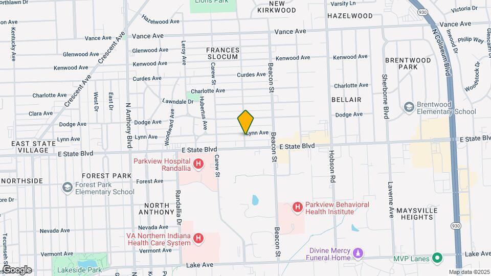 2602 Lynn Ave Map and Location Details