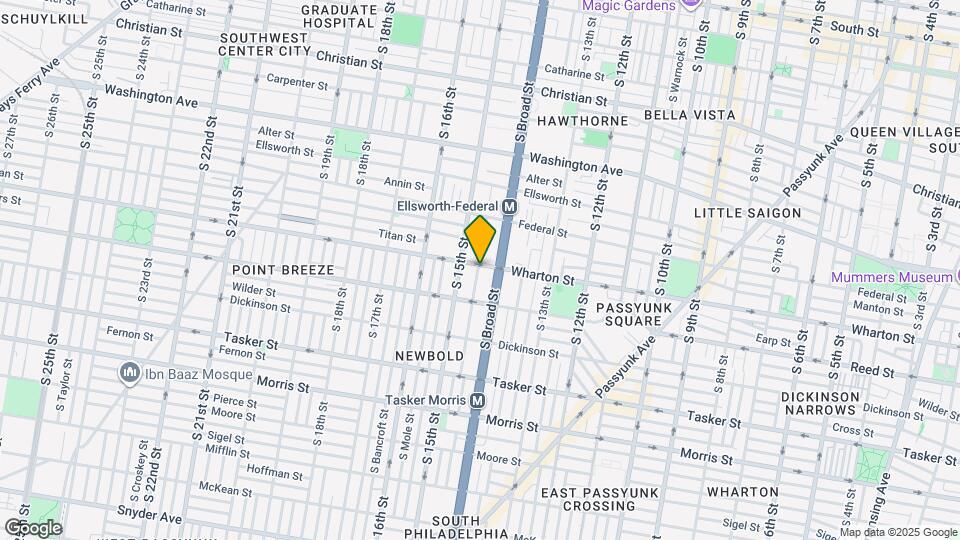 1420 Wharton St Map and Location Details