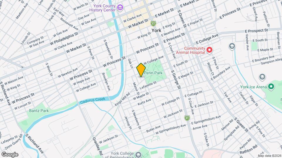 360 S Pershing Ave Map and Location Details