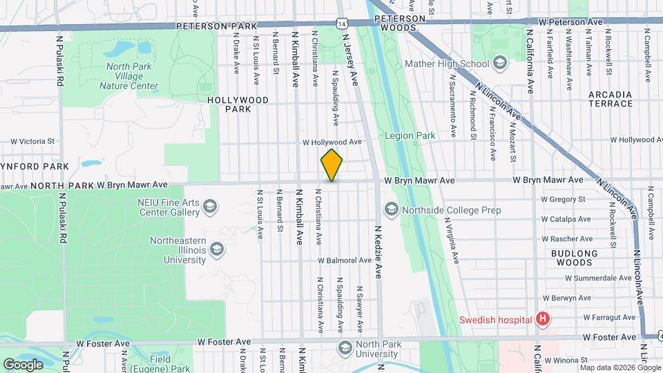 3309 W Bryn Mawr Ave, Unit 2 Map and Location Details