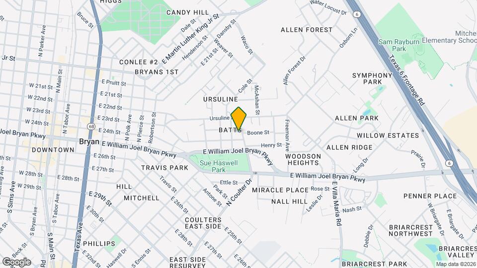 July 2026 Move in! Adorable 1 bedroom 1 bathroom with a Yard! Map and Location Details