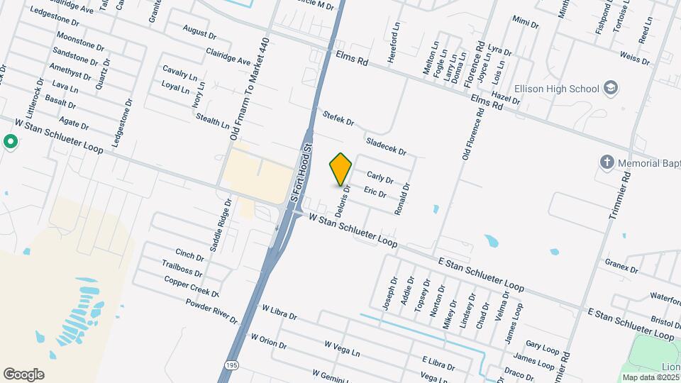 621 Deloris Dr Map and Location Details