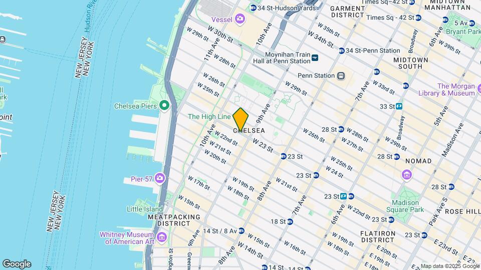 416 W 23rd St-Unit -4-C Map and Location Details