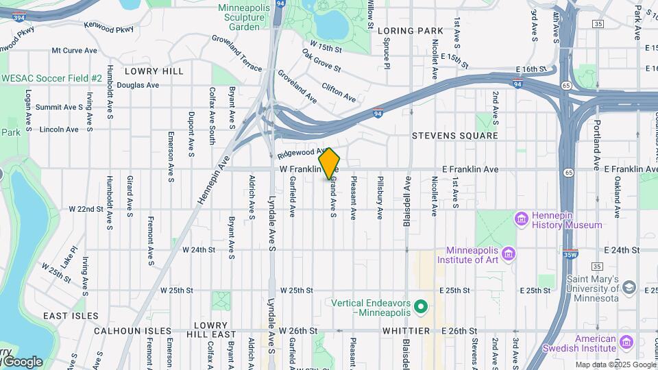 2016 Grand Ave S Map and Location Details