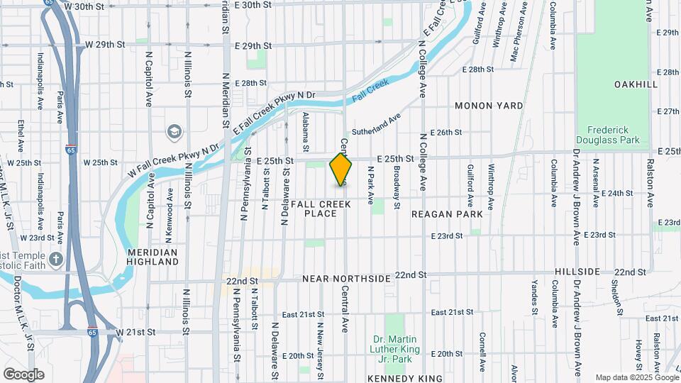 2410 Central Ave Map and Location Details
