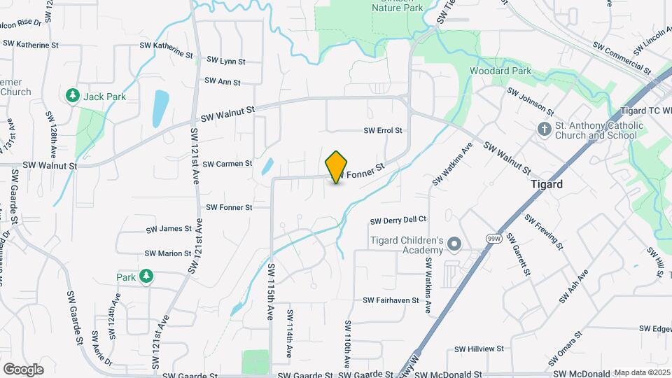 12890 SW Fonner Pond Pl Map and Location Details